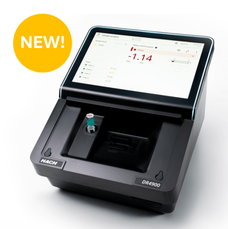 Hach DR4900 and cuvette with new Icon