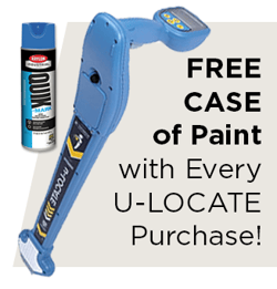 U-locate free case of paint graphic